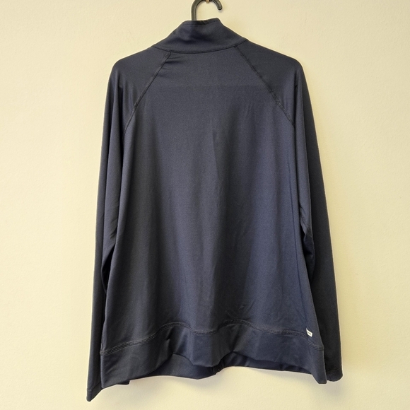 Danskin Semi Fitted Dri More Full Zip Jacket Charcoal Grey XL - Picture 2 of 4